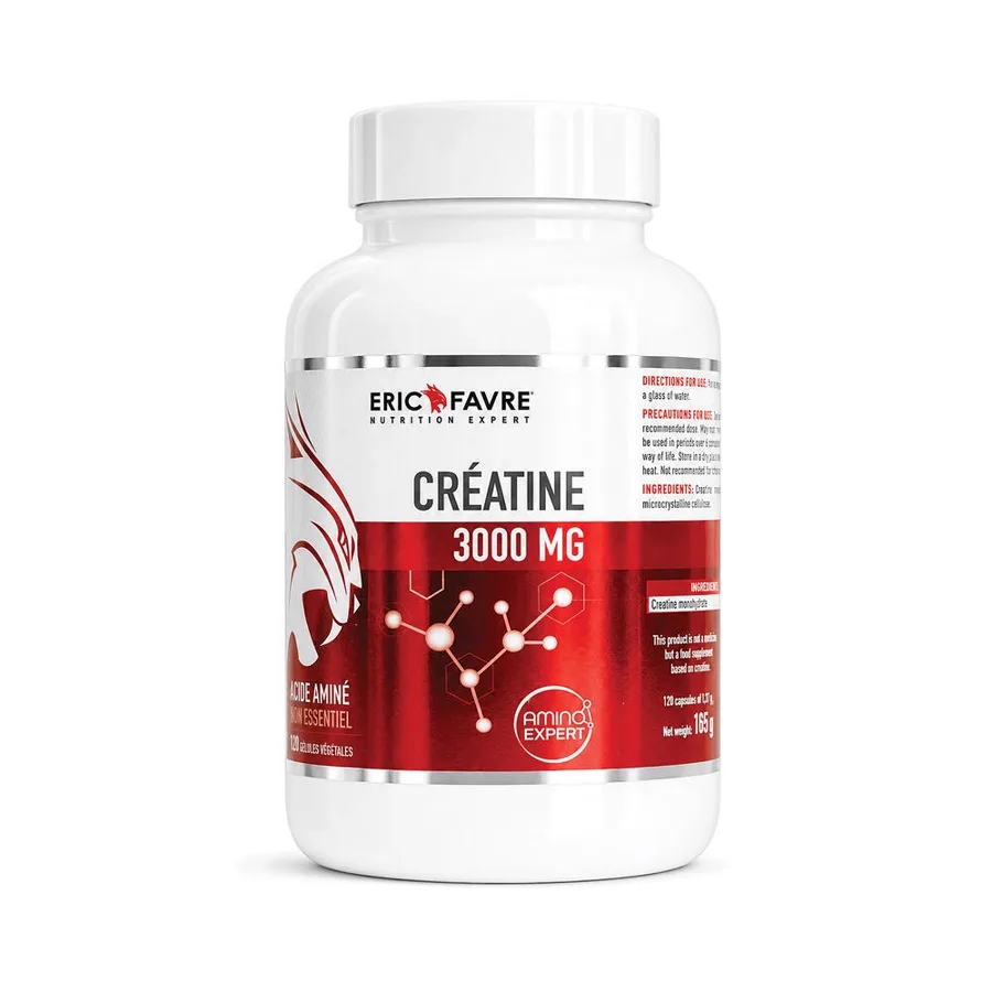Eric Favre Créatine Monohydrate 3000 mg — 120 gélules